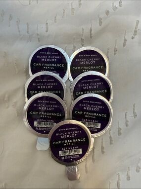 Bath & Body Works Black Cherry Merlot Car Fragrance Refills - Purple